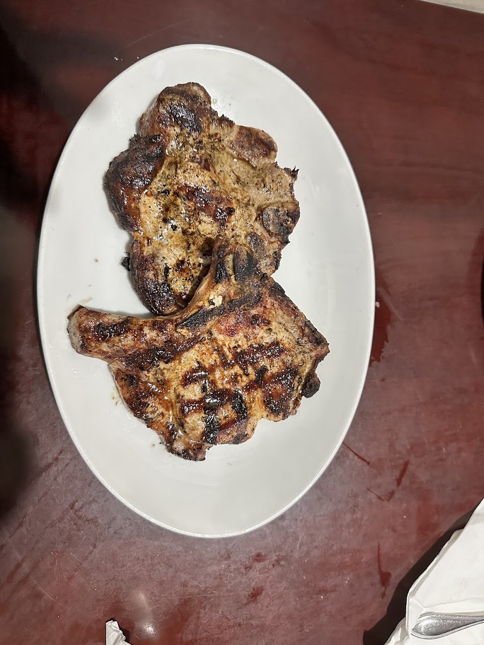 T-Bone with Shrimp